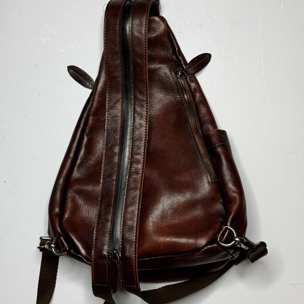 Genuine Leather Sling Bag - Picture 6 of 6